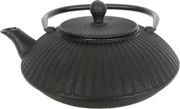 Mooie Cast-Iron Theepot - Luxe afwerking - Prachtige gietijzeren theepot - Zwart 0.8L