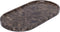 Mooisa Bruin Marmer Dark Emperador Onderzetter Plateau Dienblad Tray Ovaal 30x15cm