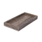 Mooisa Mooisa Dienblad Rechthoek Tray Titanium Travertine 15 x 30 cm