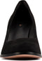 Clarks Kaylin Cara 2 - Pumps - Hak 8 cm - Black Suede - Maat 36
