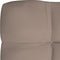 vidaXL - Palletkussen - 120x40x12 - cm - stof - taupe