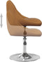 vidaXL - Eetkamerstoelen - draaibaar - 2 - st - fluweel - bruin