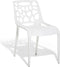 MORGAN - Tuinstoel - Wit - Synthetisch materiaal