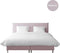 Mörgenn Boxspring Pollux - Complete boxspringset - Pocketvering - Grijsroze - 180x200