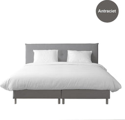 Mörgenn Boxspring Pollux - Complete boxspringset - Pocketvering - Licht antraciet - 140x200