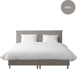 Mörgenn Boxspring Pollux - Complete boxspringset - Pocketvering - Grijs - 180x200