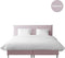 Mörgenn Boxspring Pollux - Complete boxspringset - Pocketvering - Grijsroze - 140x200
