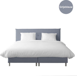 Mörgenn Boxspring Pollux - Complete boxspringset - Pocketvering - Grijsblauw - 180x200