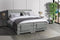 Mörgenn Boxspring Pollux - Complete boxspringset - Pocketvering - Licht antraciet - 140x200
