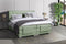 Mörgenn Boxspring Pollux - Complete boxspringset - Pocketvering - Grijsblauw - 140x200