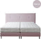 Mörgenn Boxspring Pollux - Complete boxspringset - Pocketvering - Grijsroze - 180x200