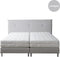Mörgenn Boxspring Pollux - Complete boxspringset - Pocketvering - Lichtgrijs - 140x200
