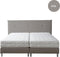 Mörgenn Boxspring Pollux - Complete boxspringset - Pocketvering - Grijs - 140x200