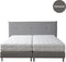 Mörgenn Boxspring Pollux - Complete boxspringset - Pocketvering - Licht antraciet - 160x200
