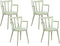 MORILL - Stoel set van 4 - Groen - Kunststof