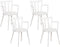 MORILL - Stoel set van 4 - Wit - Kunststof