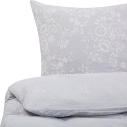 MORNINGSIDE - Beddengoed - Grijs - 135 x 200 cm - Katoen