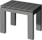 Morris side table 50x40 cm alu anthracite
