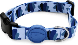 Morso - Halsband Hond Gerecycled Splash Blauw