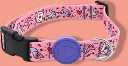Morso - Halsband Hond Gerecycled Sweet Tweet Roze