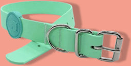 Morso - Halsband Hond Waterproof Gerecycled Carribean Green Groen