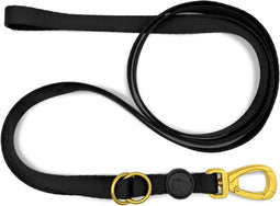 Morso - Hondenriem - Verstelbaar- Gerecycled - Gold Caviar Goud - 75-230X1.5 cm