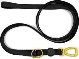 Morso - Hondenriem - Verstelbaar - Gerecycled - Gold Caviar Goud - 65-200X2.5 cm