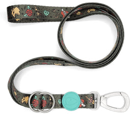 Morso - Hondenriem Verstelbaar - Gerecycled - Ink Tank Groen - S - 75-230X1,5 cm