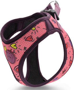 Morso - Hondentuig Body Mesh Gerecycled Pink Think Roze