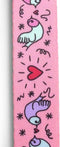 Morso - Hondentuig H-Tuig - Gerecycled - Sweet Tweet Roze - 70-100X2,5 cm