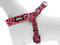 Morso - Mini Hondentuig - Verstelbaar - Gerecycled - Bubble Leo Roze - 32-41X2.5 cm