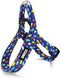 Morso - Mini Hondentuig - Verstelbaar - Gerecycled - Color Invaders Paars - 32-41X2,5 cm