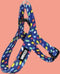 Morso - Mini Hondentuig - Verstelbaar - Gerecycled - Color Invaders Paars - 32-41X2,5 cm
