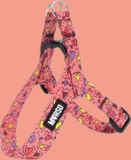Morso - Mini Hondentuig Verstelbaar Gerecycled Pink Think Roze