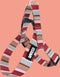Morso - Mini Hondentuig Verstelbaar Gerecycled Skyline Rood / Roze