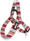 Morso - Mini Hondentuig Verstelbaar Gerecycled Skyline Rood / Roze