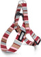 Morso - Mini Hondentuig Verstelbaar Gerecycled Skyline Rood / Roze