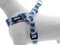 Morso - Mini Hondentuig Verstelbaar Gerecycled Splash Blauw