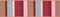 Morso - Norwegian Hondentuig - Gerecycled - Skyline Rood/ Roze - 69-86X63 cm