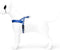 Morso - Norwegian Hondentuig - Gerecycled - Splash Blauw - 54-70X52 cm