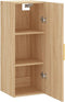 vidaXL - Hangkast - 34,5x34x90 - cm - sonoma - eikenkleurig