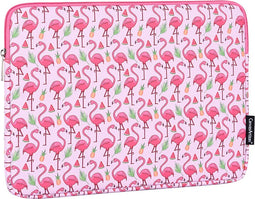 Laptophoes 13.3 Inch GV – Laptop Sleeve – Flamingo Roze