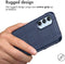iMoshion Hoesje Geschikt voor Samsung Galaxy A54 (5G) Hoesje Siliconen - iMoshion Rugged Shield Backcover - Donkerblauw