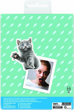 Mosterd Bange Kat Magneten - 12 stuks