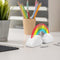 Mosterd Regenboog Paperclip Houder