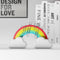 Mosterd Regenboog Paperclip Houder