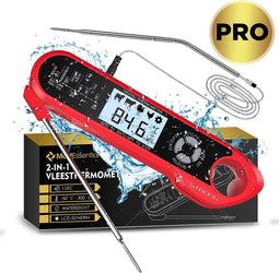 MostEssential 2-in-1 Vleesthermometer - PRO Edition - BBQ Thermometer - Kernthermometer - Oventhermometer - Keukenthermometer - Digitaal – Waterdicht