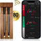 MostEssential Smart Vleesthermometer - Draadloos - 80M Bereik - 36 Uur Werktijd - Bluetooth 5.2 - 2000mAh Batterij - Double Probe Dark Brown Edition