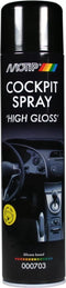 MoTip Car Care Black Cockpitspray High Gloss - 600ml - Hoogglans - Reinigt, Beschermt en Verfraait