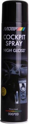 MoTip Car Care Black Cockpitspray High Gloss - 600ml - Hoogglans - Reinigt, Beschermt en Verfraait